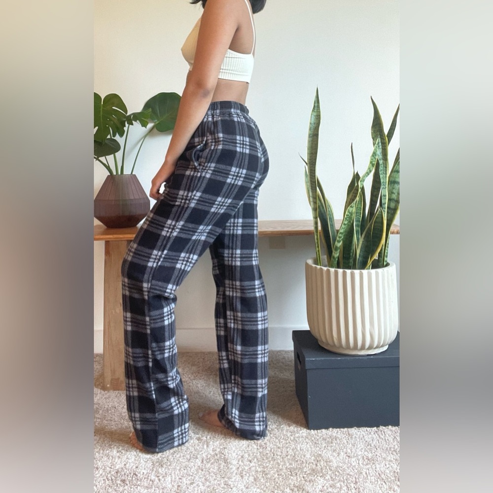 Pajama pants. Model 5’0”- 110lbs for reference